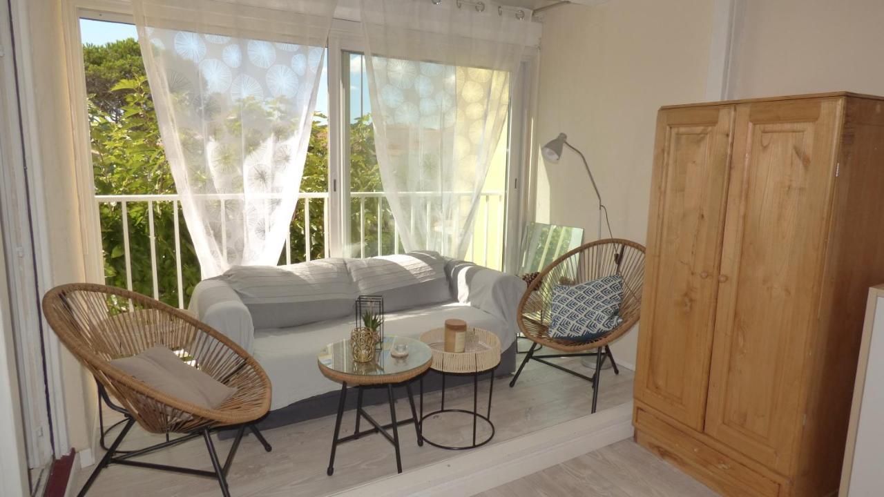 Charmant T2, Cabine, Parking, Les Balcons De La Mediterranee, Narbonne Plage מראה חיצוני תמונה